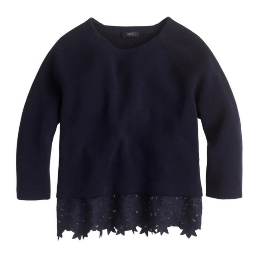 SOLD J. Crew Eyelet Sweater